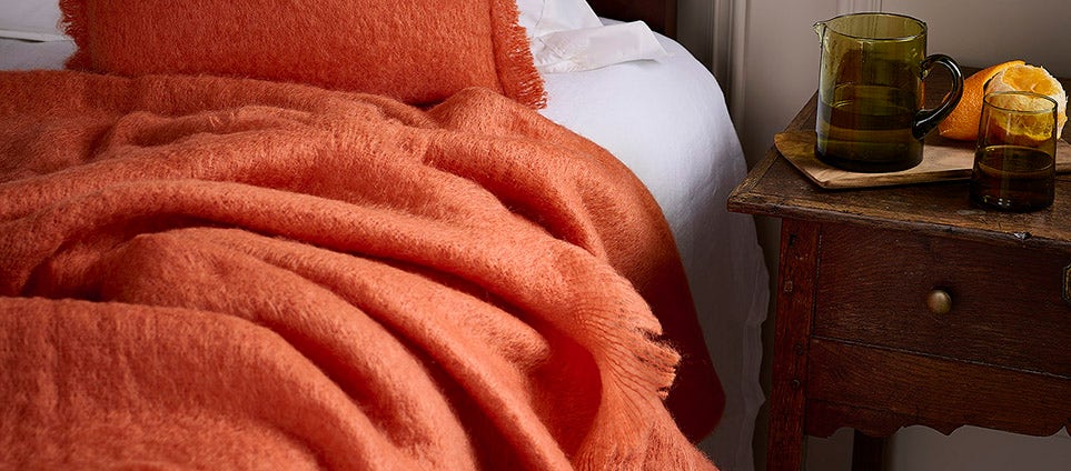 Mohair Blend Throws